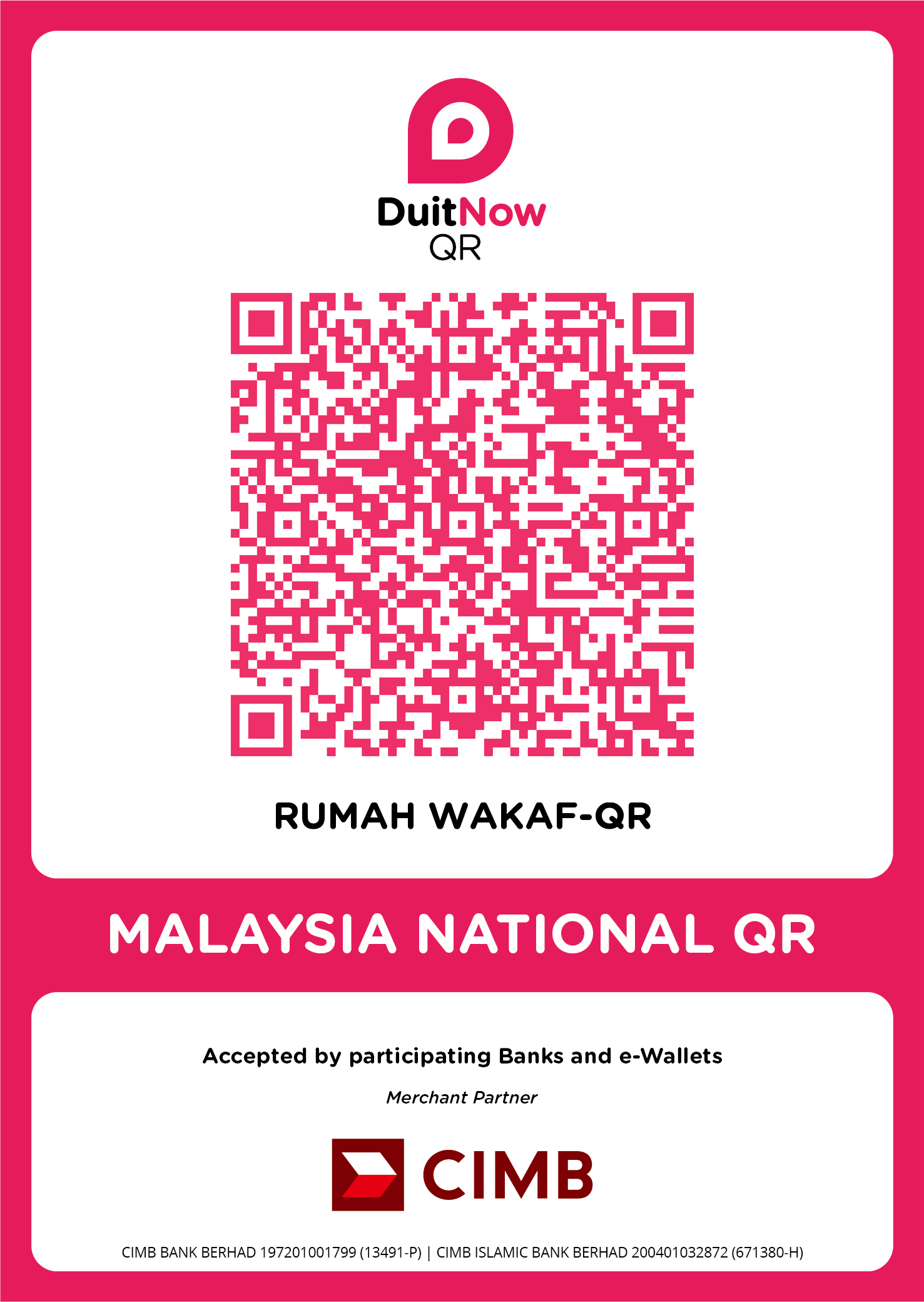 QR RWM CIMB